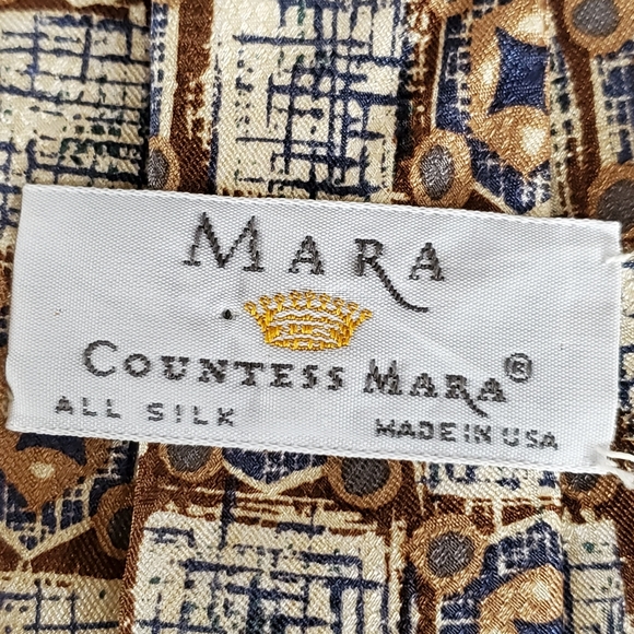 Vintage Countess Mara Silk Tie - Picture 5 of 5